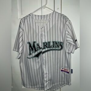 Miami Marlins Jersey Johnson 55 Stripes
